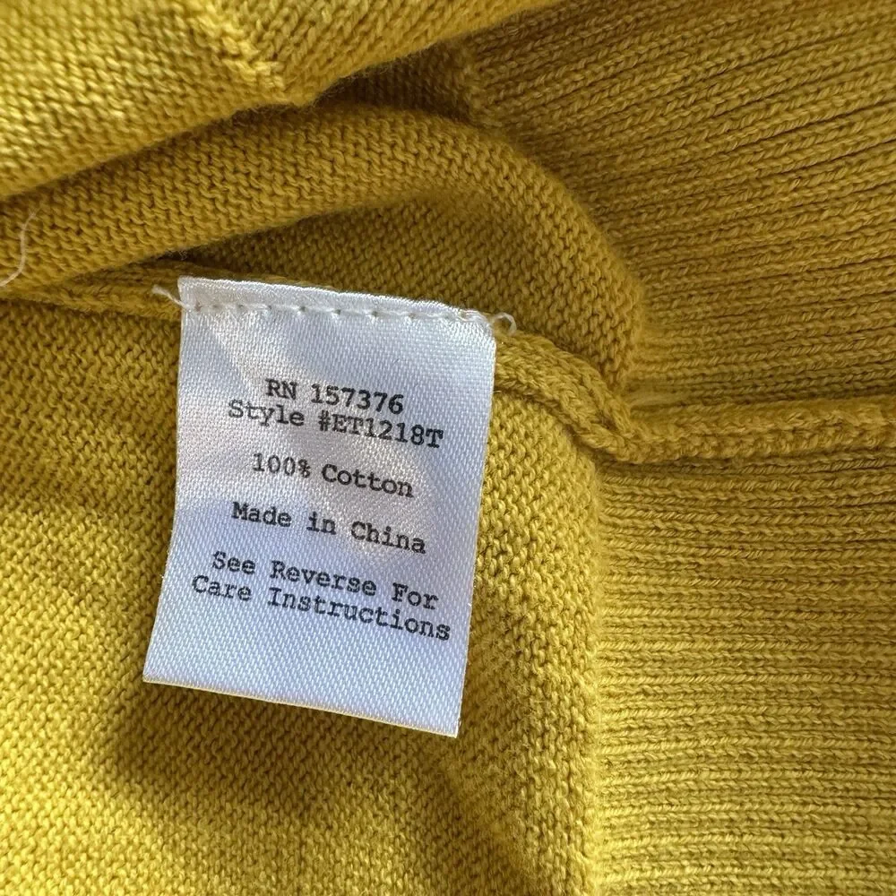 Evy’s Tree SMALL The Naomi Embroidered Luxury Cotton Hoodie Yellow Mustard